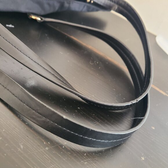 Tory Burch Tilda Nylon Shoulder Tote Bag Black - Picture 10 of 12